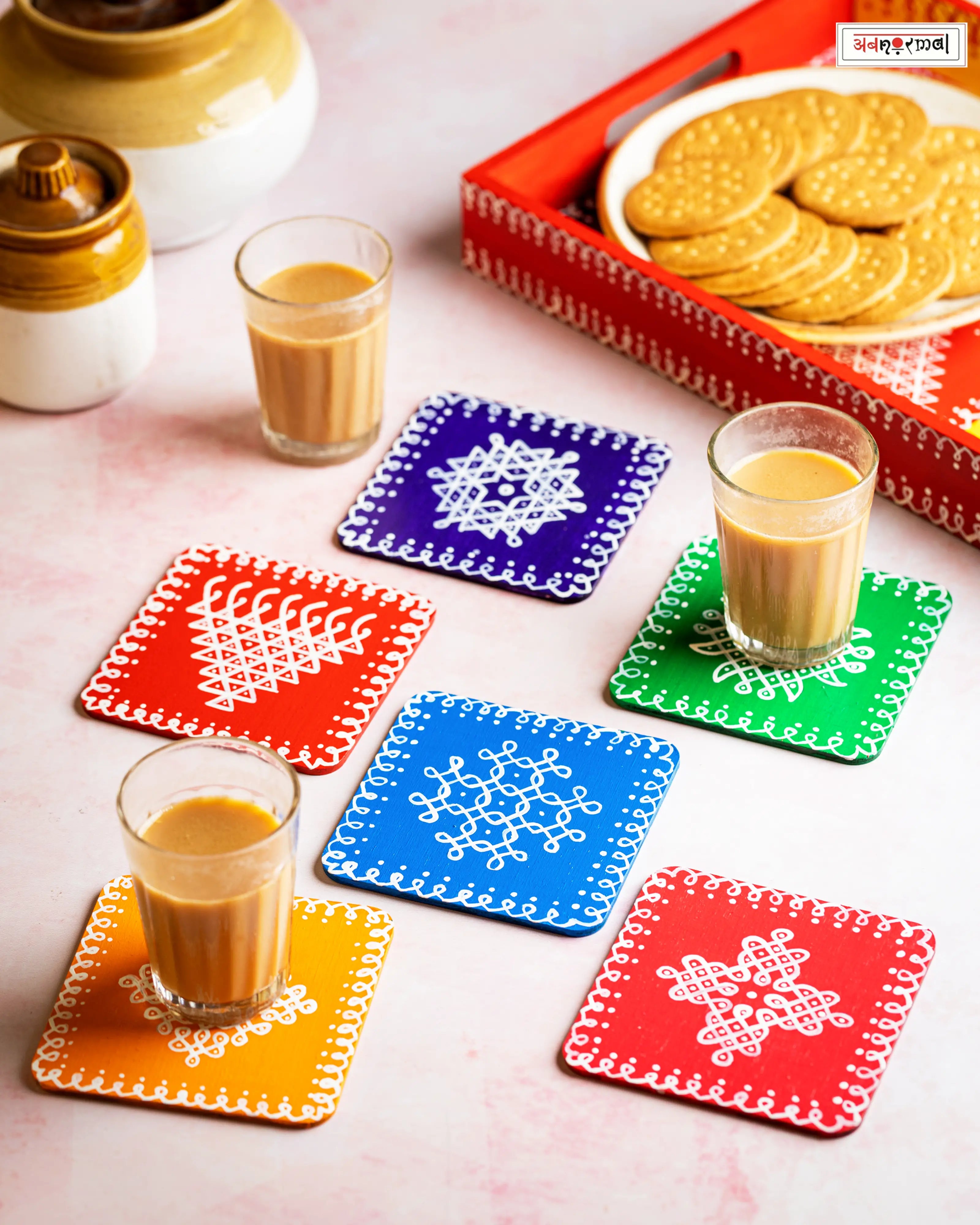 KOLAM  - TRAY & COASTER SET