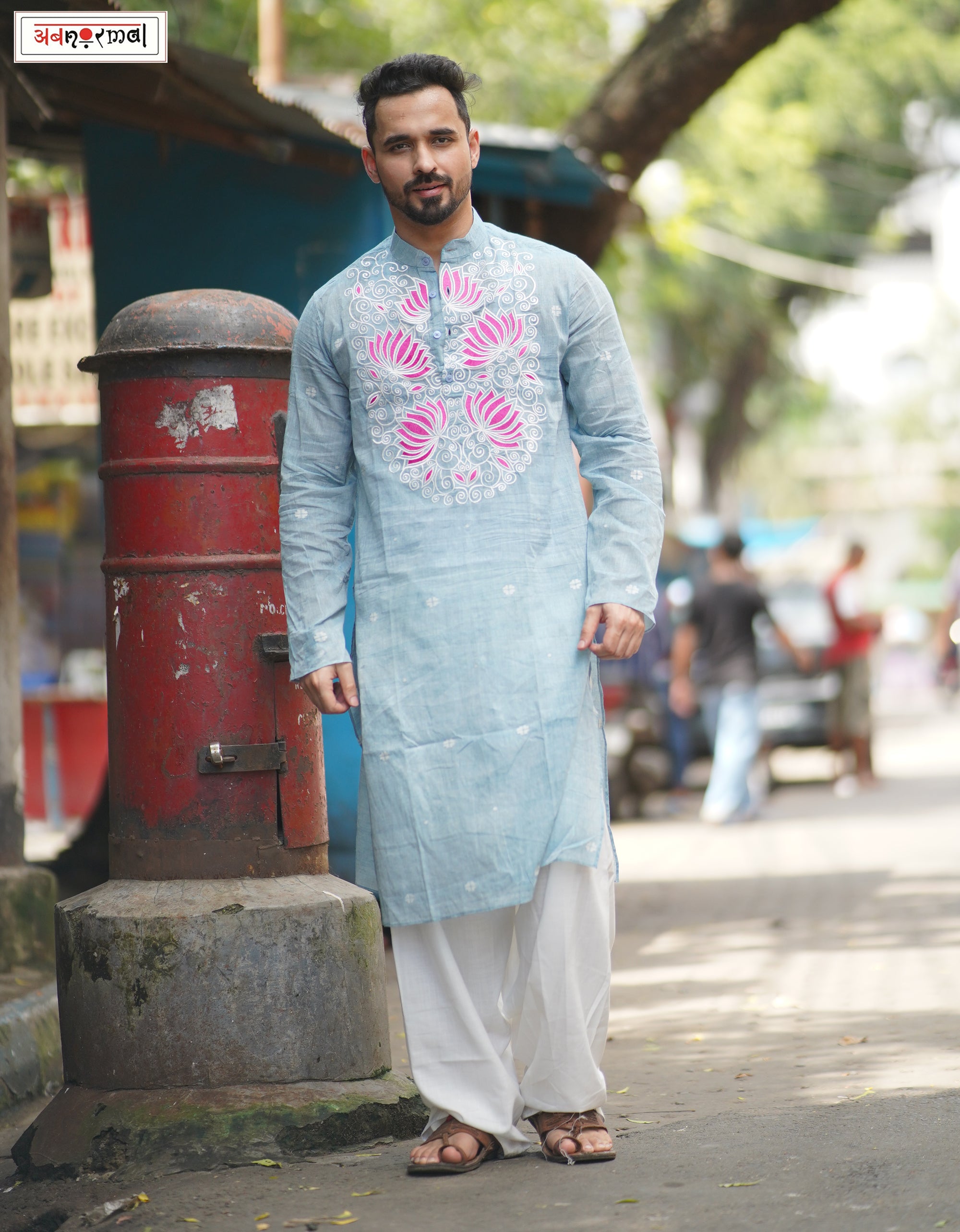 PADMA - JAMDANI LONG KURTA