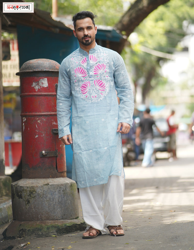 PADMA - JAMDANI LONG KURTA