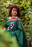 Apsara sari in green