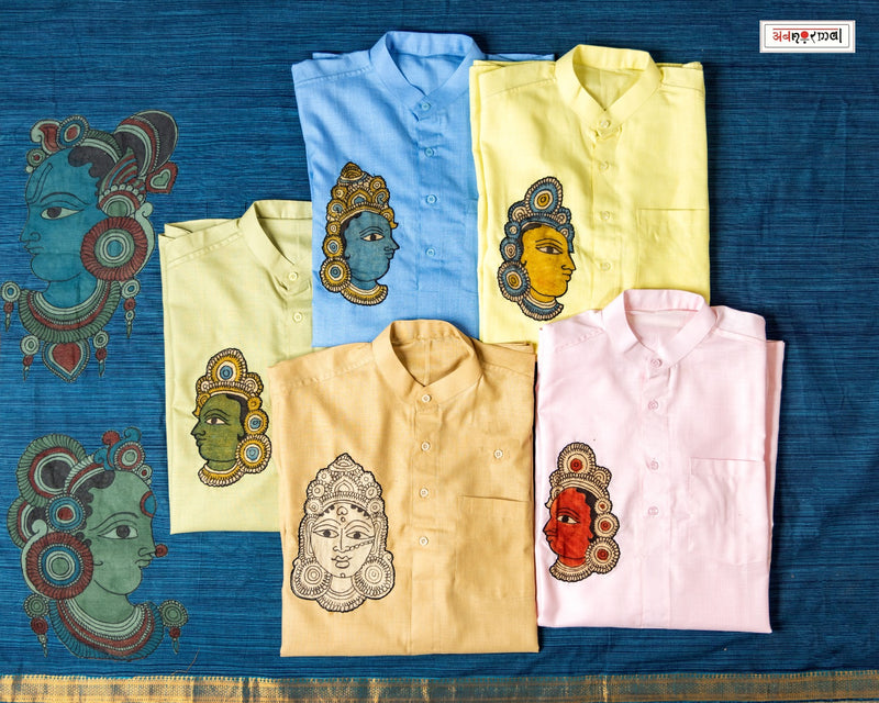 KALAMKARI CASSATA - SHORT KURTAS