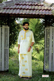 ANAHITA KASAVU DHOTI - GOLD KARA