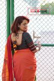 Aane-Navilu-Kubsa (Green & Orange) - Choli