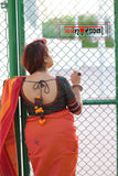 Aane-Navilu-Kubsa (Green & Orange) - Choli