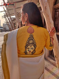 Mookuthi Amman Choli - The Kalamkari Collective Edit Devi series