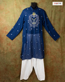 SINGHAM - JAMDANI LONG KURTA