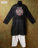 MR. KNOW IT OWL - JAMDANI LONG KURTA