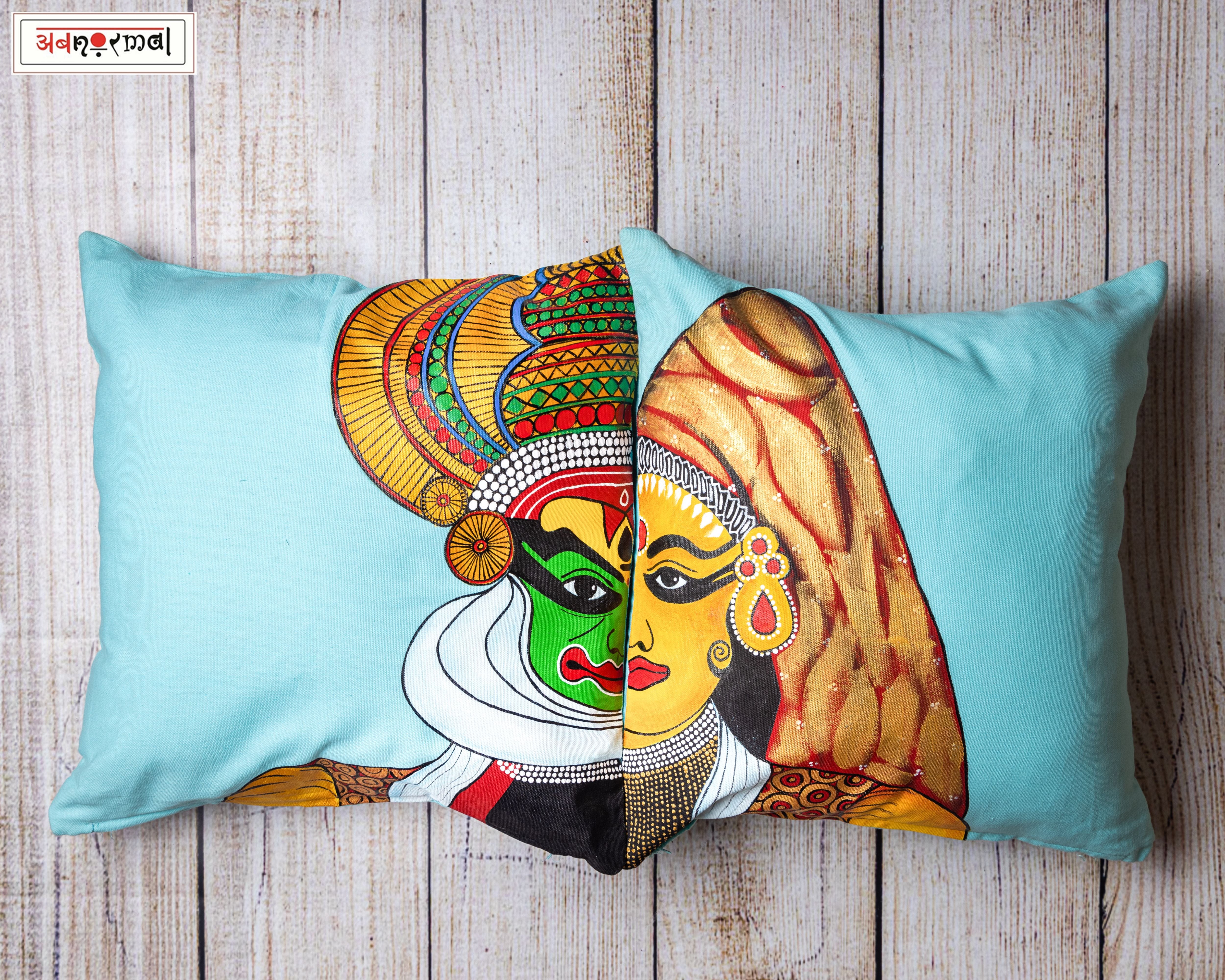 Kathakali - Cushion Cover Pair