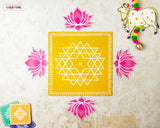 KOLANGAL - RANGOLI FLOOR TILES (SOLD AS A SINGLE PC)