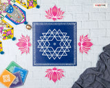 KOLANGAL - RANGOLI FLOOR TILES (SOLD AS A SINGLE PC)