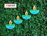 DIYA MINIATURES - RANGOLI FLOOR TILES (SOLD AS SET OF 4)