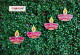 DIYA MINIATURES - RANGOLI FLOOR TILES (SOLD AS SET OF 4)