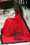 “Navadurga” Sari in Red