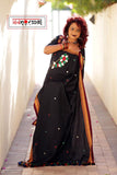 “Apsara“ sari in black