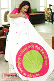 Gayatri Sari in white